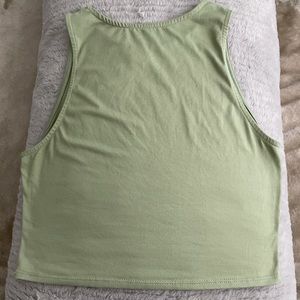 Olive Green Crop Top